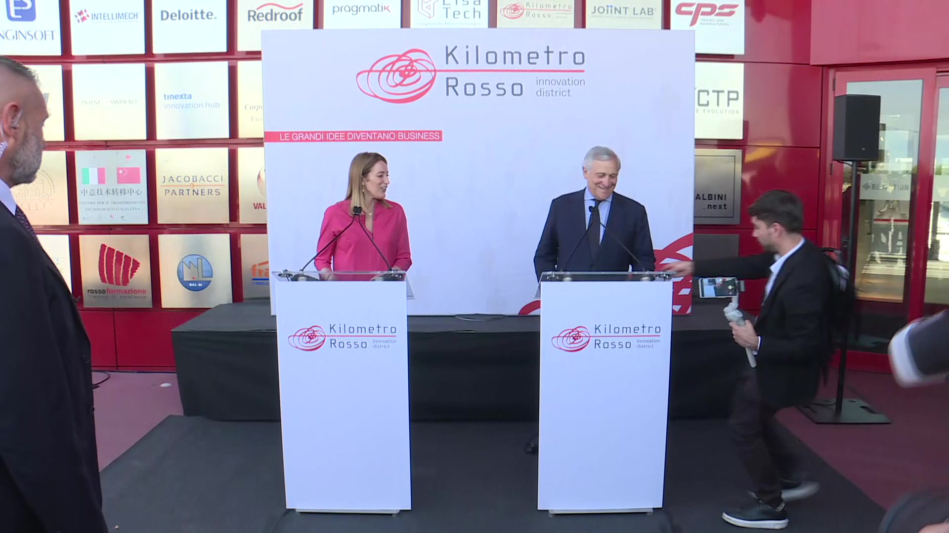 Official visit by Roberta METSOLA, EP President to Italy - Visit to Kilometro Rosso innovation district in Bergamo (Italy): extracts from the doorstep Statement with Antonio TAJANI, Italian Deputy Prime Minister and Minister for Foreign Affairs